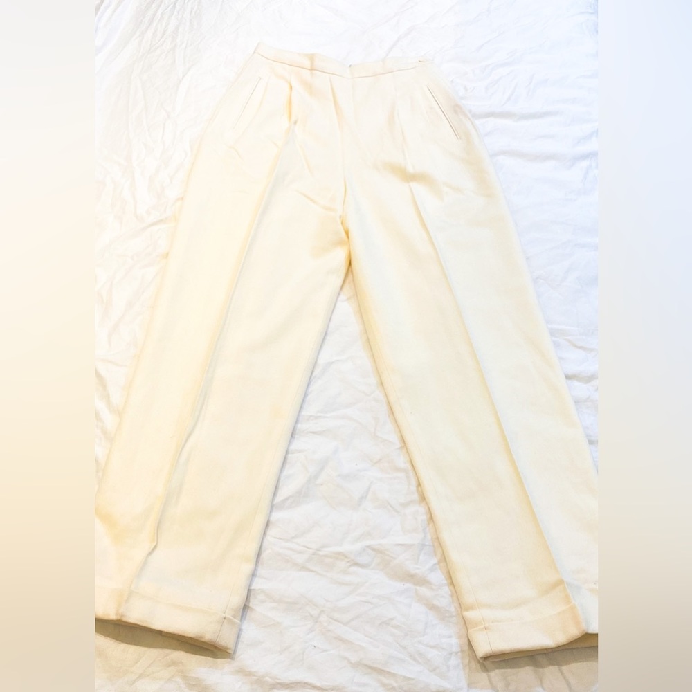 wool pleated pants | M (vintage 12), 70s-80s